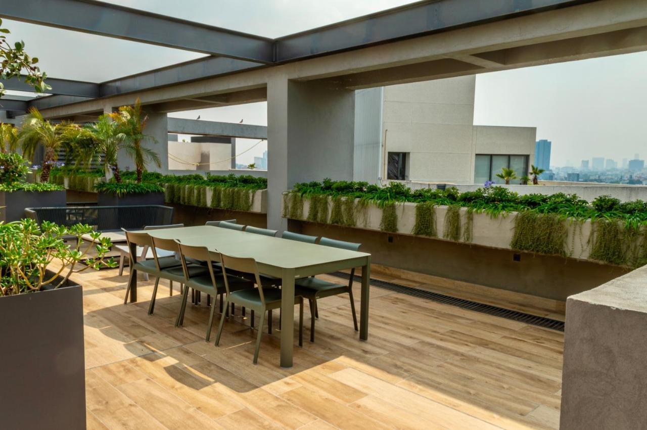 Mi Zona Lodging Condesa Kota Meksiko Bagian luar foto
